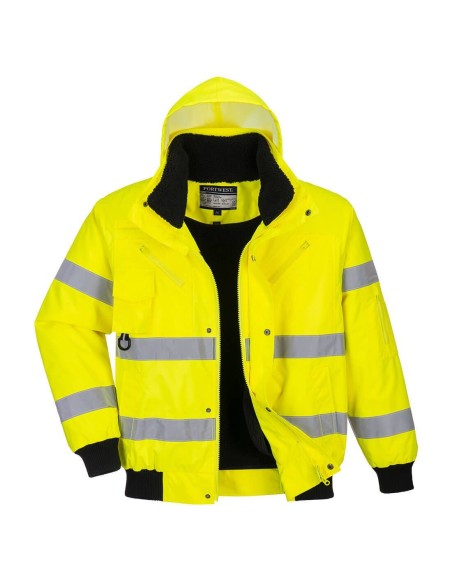 C467-Jacheta de protectie 3 in 1 Hi-Vis Bomber Portwest Portwest - Geaca reflectorizanta