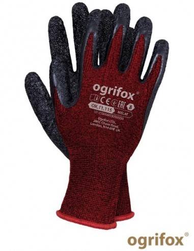 Manusi de protectie imersate in latex OX-MELAT Ogrifox Ogrifox - Manusi din material textil/acoperit
