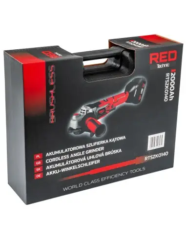 Polizor cu acumulator, RED TECHNIC, RTSZK0140 Polizor cu acumulator, RED TECHNIC, RTSZK0140