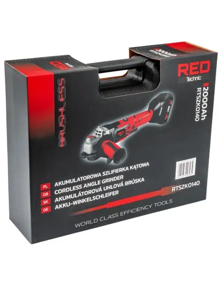 Polizor cu acumulator, RED TECHNIC, RTSZK0140 Polizor cu acumulator, RED TECHNIC, RTSZK0140