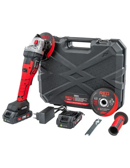 Polizor cu acumulator, RED TECHNIC, RTSZK0140 Polizor cu acumulator, RED TECHNIC, RTSZK0140