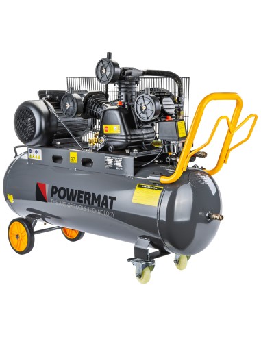 Compresor aer 100l, Powermat, 230V 4CP 650L/min 100L 8 bar – Profesional si versatil