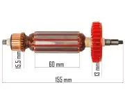 ROTOR PENTRU POLIZOR UNGHIULAR, RED TECHNIC, RTSZK0013-WI