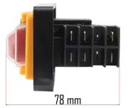 Comutator pentru fierastrau circular de masa, RED TECHNIC, RTPSD0081-WY