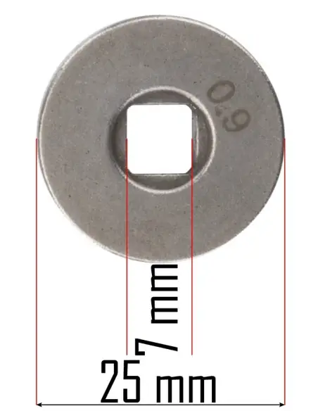 Rola 0,8 / 0,9 pentru aparat de sudura MIG, RED TECHNIC, RTMSTF0001-RL