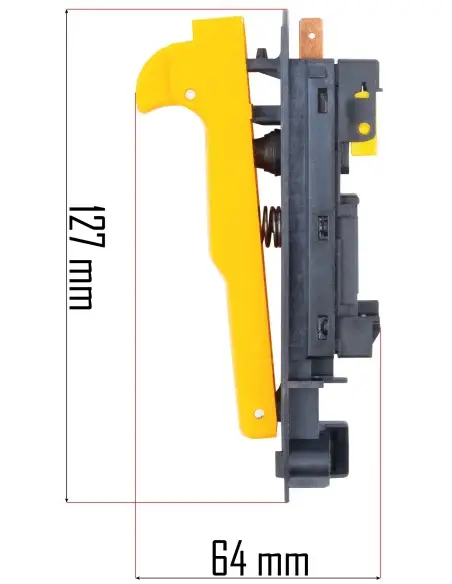 Comutator pentru polizor unghiular, Powermat, PM-SZK-3000T-WY