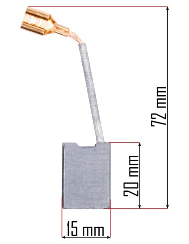 Perii pentru polizor unghiular, Powermat, PM-SZK-3000T-SZ