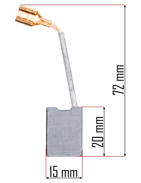 Perii pentru polizor unghiular, Powermat, PM-SZK-3000T-SZ