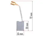 Perii pentru polizor unghiular, Powermat, PM-SZK-3000T-SZ