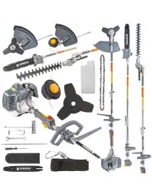 Motocoasa multifunctionala cu foarfeca si fierastrau, PM1324