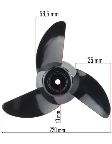 Surub pentru motor de exterior, Powermat, PM-ESZ-65H-SR Surub pentru motor de exterior, Powermat, PM-ESZ-65H-SR