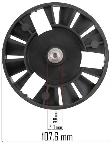 Scripete (mare) pentru masina de tuns iarba, Powermat, PM-KSE-2200MN-KP1 Scripete (mare) pentru masina de tuns iarba, Powermat, PM-KSE-2200MN-KP1