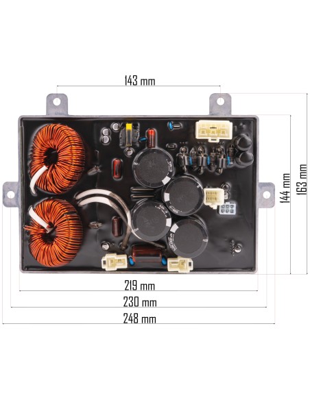 Modul invertor pentru generator, Powermat, PM-AGR-4000IM-MI Modul invertor pentru generator, Powermat, PM-AGR-4000IM-MI