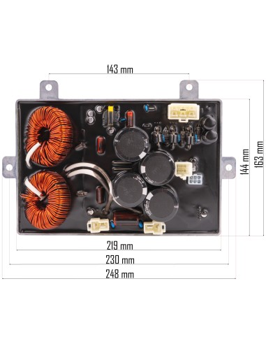 Modul invertor pentru generator, Powermat, PM-AGR-3500IM-MI