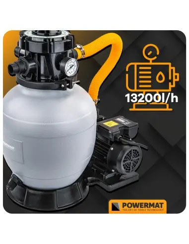 Pompa de nisip pentru piscina, Powermat, PM1352