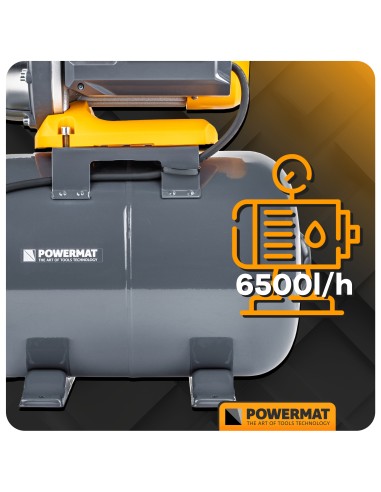 Pompa hidrofor cu rezervor PM-HD-24J, Powermat, PM1354 Pompa hidrofor cu rezervor PM-HD-24J, Powermat, PM1354