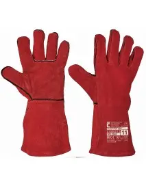 SANDPIPER RED- Manusi de protectie, rosii, pentru sudura Cerva