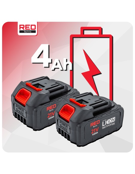 Fierastrau cu acumulator, RED TECHNIC, RTPAK0124