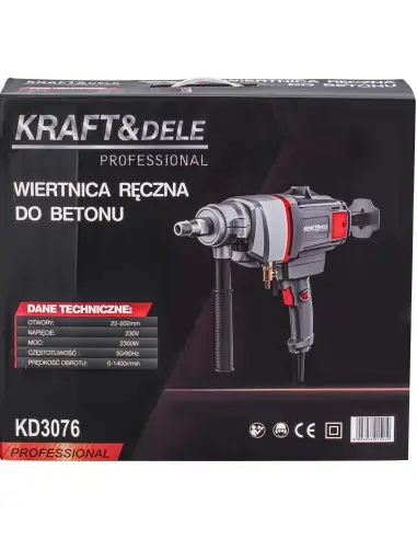 Masina de gaurit pentru beton 2300W, Kraft&Dele, KD3076