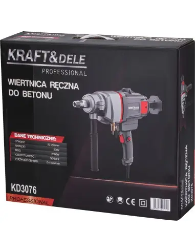 Masina de gaurit pentru beton 2300W, Kraft&Dele, KD3076