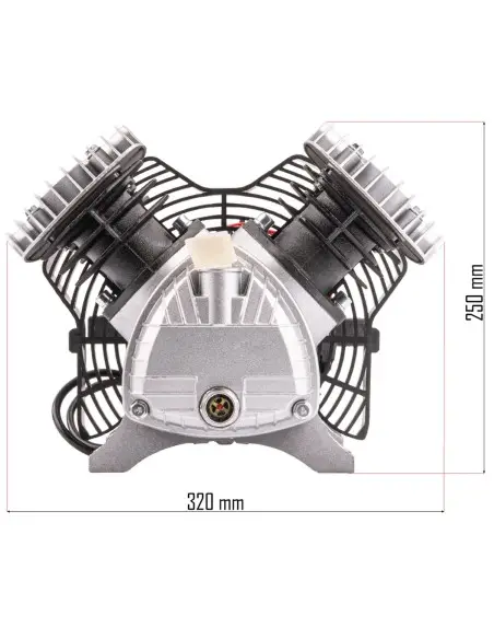 Compresor pentru compresor, Powermat, PM-KO-100T-V2-SPR