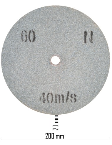 Disc de Slefuit Piatra 200x20x16mm, Powermat, PM-SS-1850M-KGR36