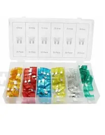 Set 120 buc sigurante auto, Hogert, din aliaj de zinc, intre 5-30 amperi