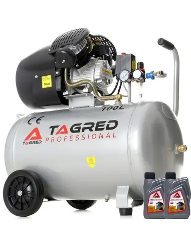 Compresor aer cu ulei, Tagred, TA361, 100L, 10 Bar