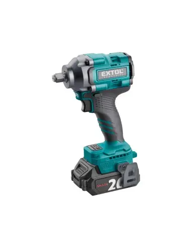 Cheie impact EXTOL 8791814, 500Nm, brushless, cuplu reglabil,
