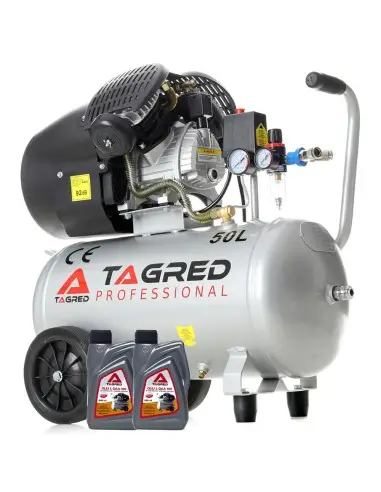 Compresor aer comprimat profesional, Tagred, TA360, 50 L, 530 L/min, 4.7CP