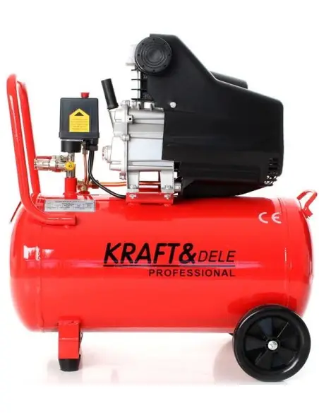 Compresor fara ulei Kraft&Dele KD401, 50L, 8 bar, 206 L/min, 3.8CP