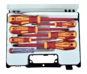 Set surubelnite electrician, EXTOL PREMIUM, 53085, VDE, tester
