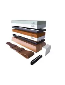 Set piatra de ascutit cutite,Top Defender, TOP1576, granulatii 400/1000 si 3000/8000