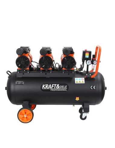 Compresor fara ulei, Kraft&Dele, KD1394, 100L, 3x1500W 1 Compresor fara ulei, Kraft&Dele, KD1394, 100L, 3x1500W 1