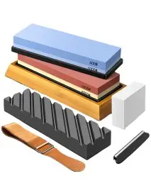 Piatre de ascutit cutite, Kraft&Dele, KD11271,7piese, set multifunctional