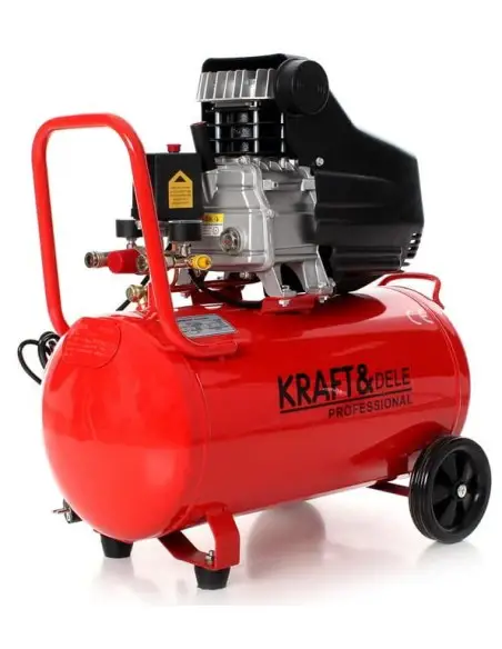 Compresor fara ulei Kraft&Dele KD401, 50L, 8 bar, 206 L/min, 3.8CP