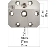 CAP DE POMPA PENTRU AGREGATUL, Powermat, PM-PDM-1500M-GP