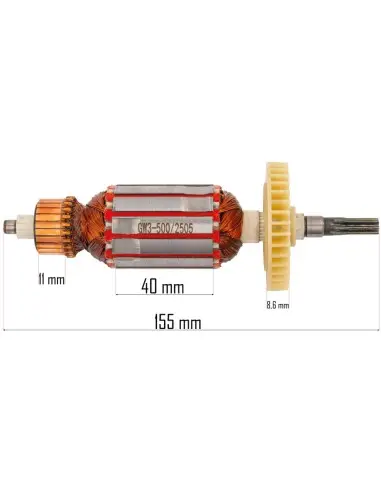 Rotor pentru cheia, Powermat, PM-EKU-2100M-WI