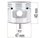 Piston pentru compresor complet, Powermat, PM-KO-50T-50TV2-TK