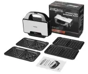 Prajitor electric cu placi interschimbabile 1500W, Kraft&Dele, KD4133