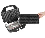 Prajitor electric cu placi interschimbabile 1500W, Kraft&Dele, KD4133