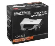 Prajitor electric cu placi interschimbabile 1500W, Kraft&Dele, KD4133