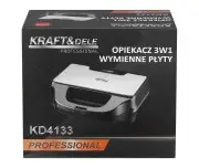 Prajitor electric cu placi interschimbabile 1500W, Kraft&Dele, KD4133
