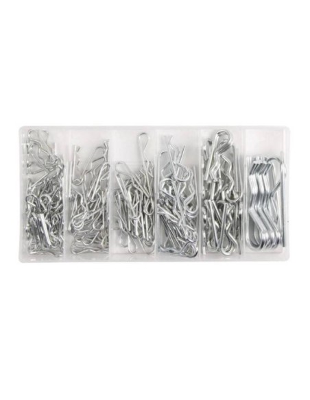 Set 150 buc de stifturi drepte, Hogert, din otel, 6 dimensiuni Hogert Technik - Seturi si accesorii pentru gaurit, insurubat si 
