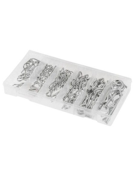 Set 150 buc de stifturi drepte, Hogert, din otel, 6 dimensiuni Hogert Technik - Seturi si accesorii pentru gaurit, insurubat si 