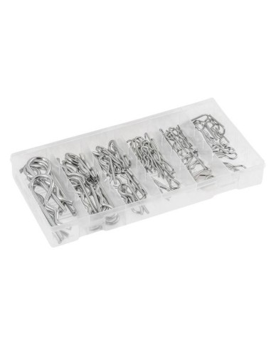 Set 150 buc de stifturi drepte, Hogert, din otel, 6 dimensiuni Hogert Technik - Seturi si accesorii pentru gaurit, insurubat si 