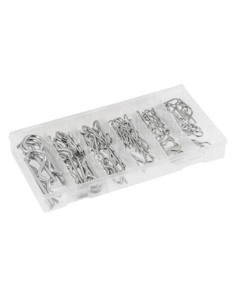 Set 150 buc de stifturi drepte, Hogert, din otel, 6 dimensiuni Hogert Technik - Seturi si accesorii pentru gaurit, insurubat si 