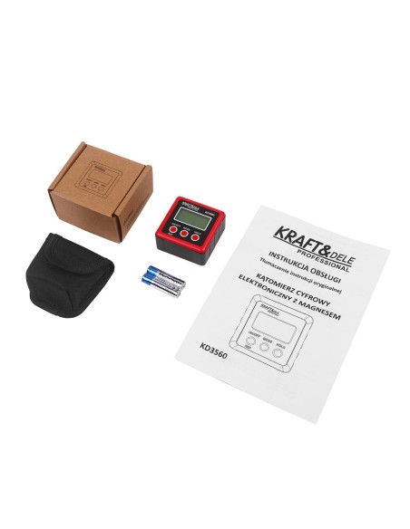 Raportor Digital Electronic cu Magnet, Kraft&Dele, KD3560