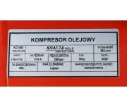 Compresor cu ulei 50L, 2 pistoane, 2.8kW – Set 8 în 1