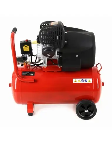 Compresor cu ulei 50L, 2 pistoane, 2.8kW – Set 8 în 1